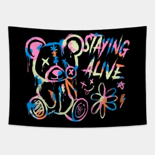 STAYING ALIVE Tapestry