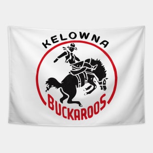 Defunct Kelowna Buckaroos Hockey Tapestry