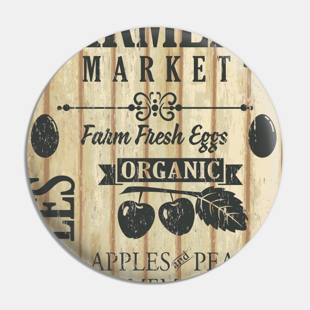 Vintage Farm market Sign #4 Pin by SWON Design