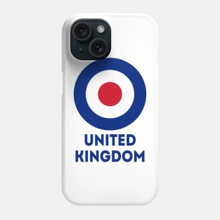 United Kingdom Military Roundel, RAF, Royal Air Force. Phone Case