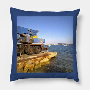 Old Crane opposite from St. Tropez Pillow