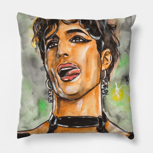 Damiano David Pillow by Svetlana Pelin