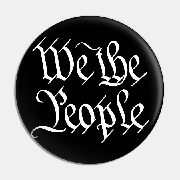 We the People, Constitution Preamble Pin by cartogram