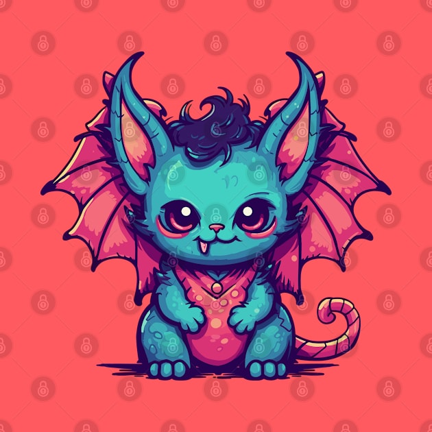 Chibi Demon Cat by Geektastic Designs