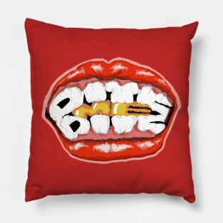 Bite Me Pillow