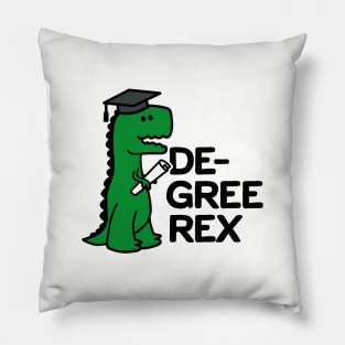 Academic degree Rex T-Rex diploma graduation gift Pillow