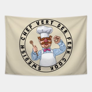 Vert Der Ferk the swedish chef Tapestry