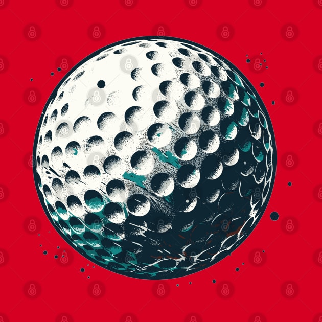 Golf Ball by Vehicles-Art