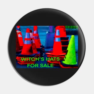 Witch's Hats For Sale Pin