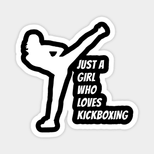 Girl Woman Kickboxer Muay Thai Magnet