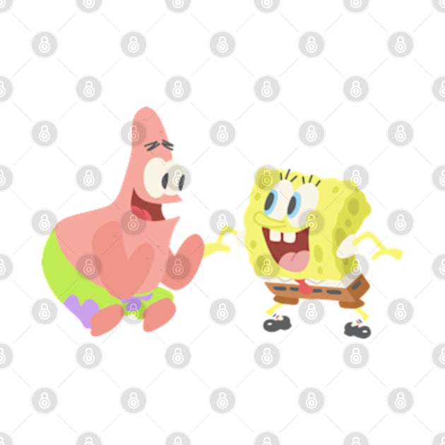 spongebob x patrick by gray-cat