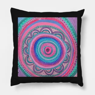 Pink Mandala Pillow