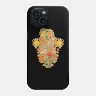 Peony flowers like popcorn -orange-colored Phone Case