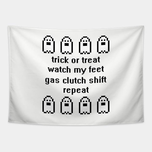 Trick or treat watch my feet... Tapestry by hoddynoddy