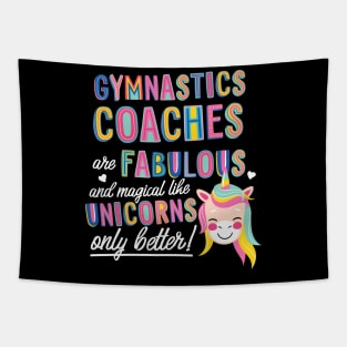 Gymnastics Coaches are like Unicorns Gift Idea Tapestry