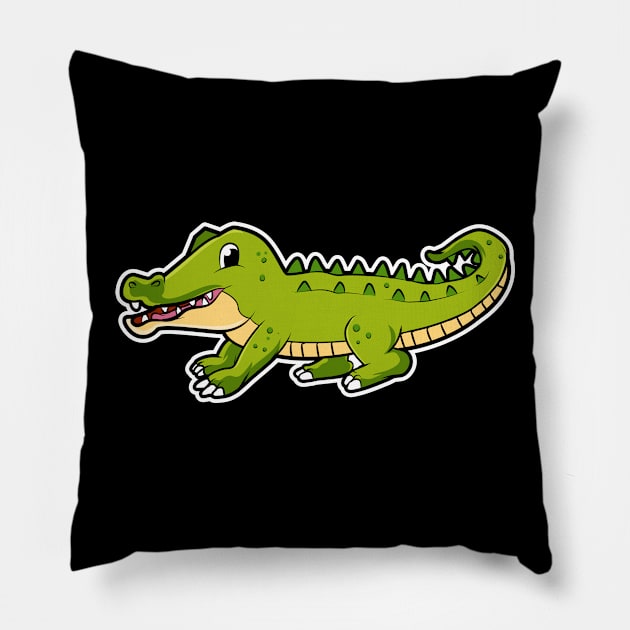 Crocodile Pillow by MyBeautifulFiles