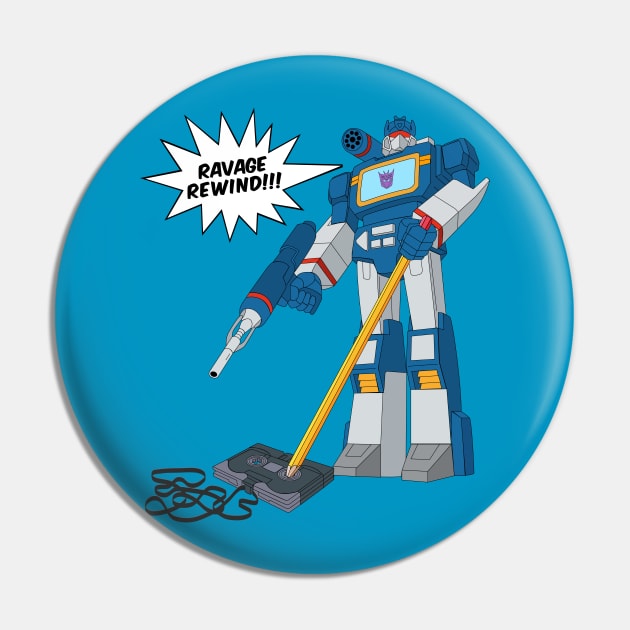 Soundwave Rewind Pin by gnotorious