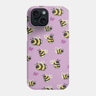 Bee Pattern Phone Case