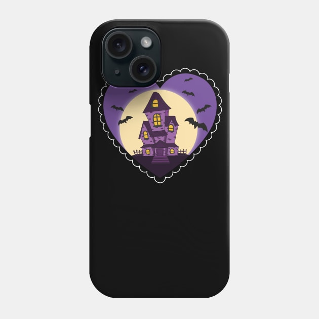 Haunted House Phone Case by Rockadeadly