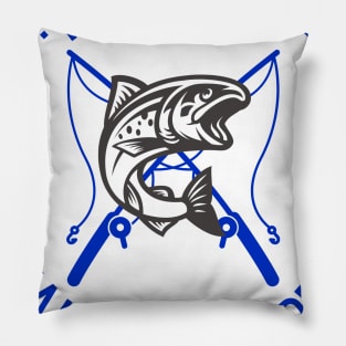 fishing makes me happy Pillow