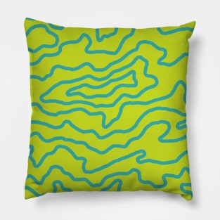 Drip Pattern - Jolyne Lime Pillow