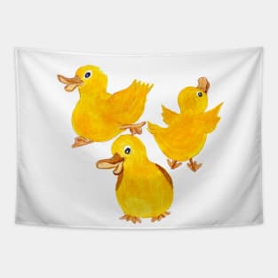 Three Little Ducks Tapestry