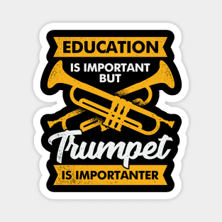 Funny Trumpet Player Trumpeter Gift Magnet