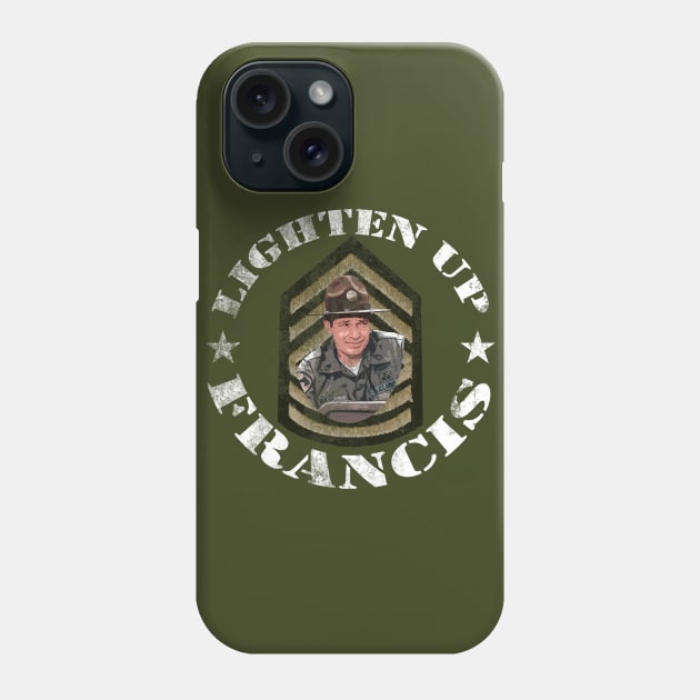 Lighten Up Francis, distressed Phone Case by woodsman