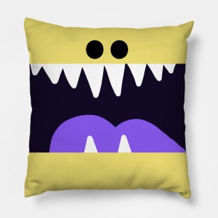 Yellow Monster or Dino Pillow
