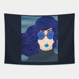 Moody Blue Tapestry