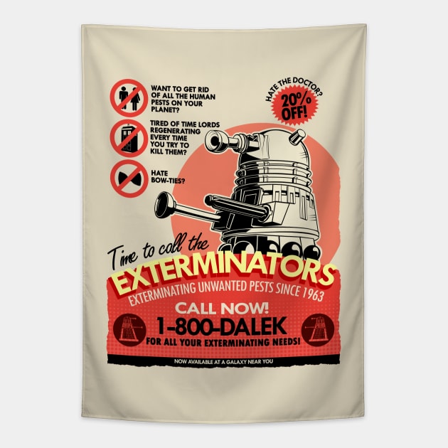 The Exterminators Tapestry by TomTrager