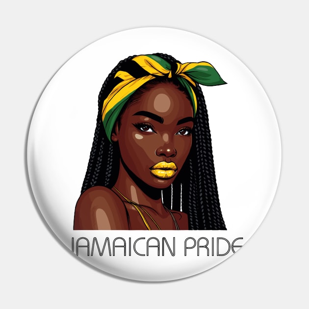 Jamaican Pride Pin by Graceful Designs