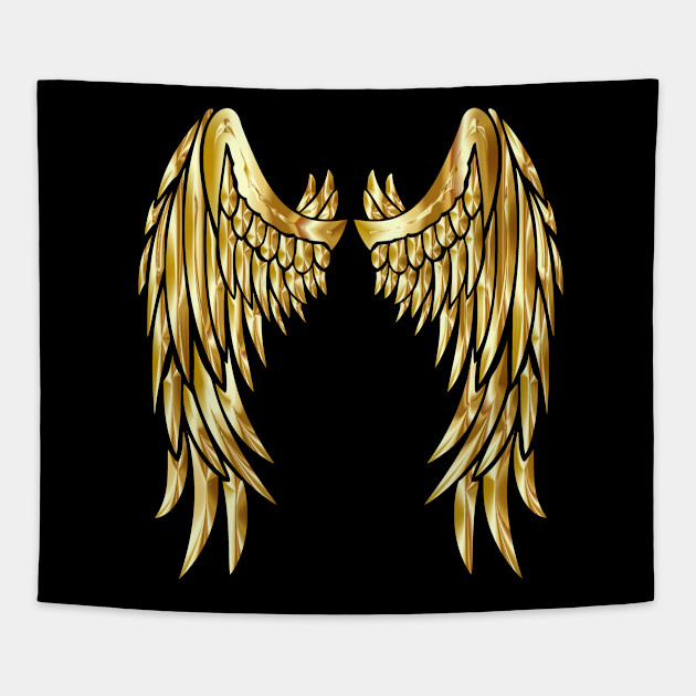Gold Angel Wings
