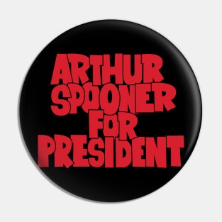 Arthur Spooner Illustration - Quirky Charm from King of Queens Pin