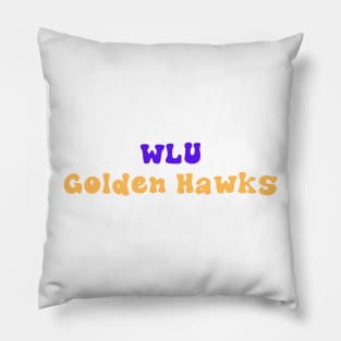 WLU Golden Hawks Pillow