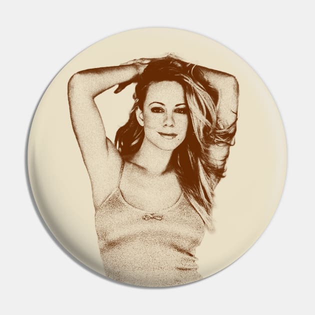 Mariah Carey - retro vintage sketches Pin by NMAX HERU