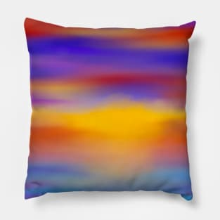 Rainbow Quartz sunsets Pillow