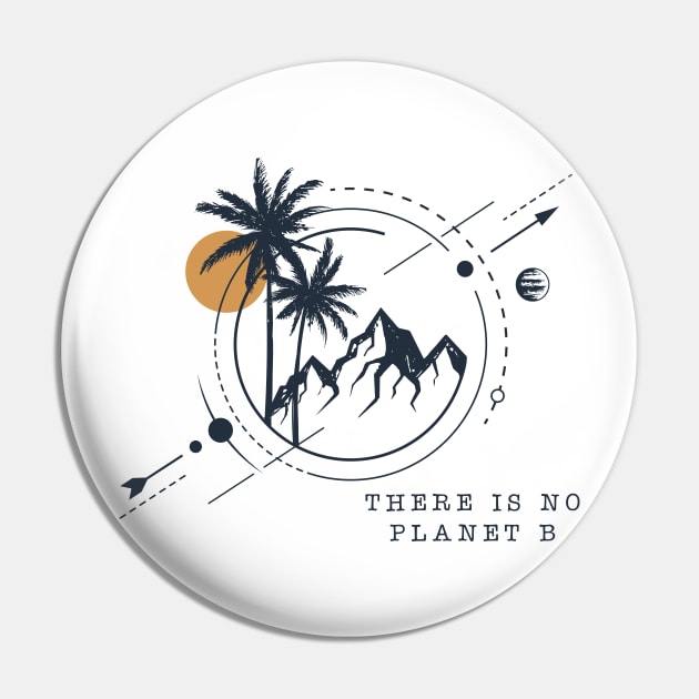 Save The Earth Geometry Pin by OpalEllery