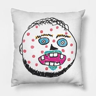 The Neanderthal They Call Mario The Caveboy(Colorized) Pillow