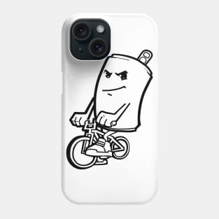 Aluminium Can Riding a Bike Phone Case