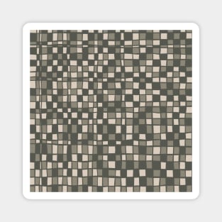 Mosaic pattern in Gray Green Color Magnet