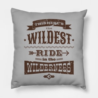 Big Thunder Mountain - Wildest Ride Pillow