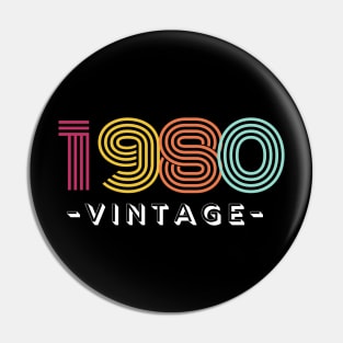 1980 Vintage Pin