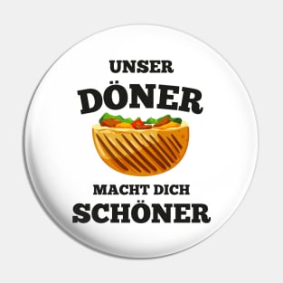 Lustiger Döner Schöner Kebab Restaurant Pin