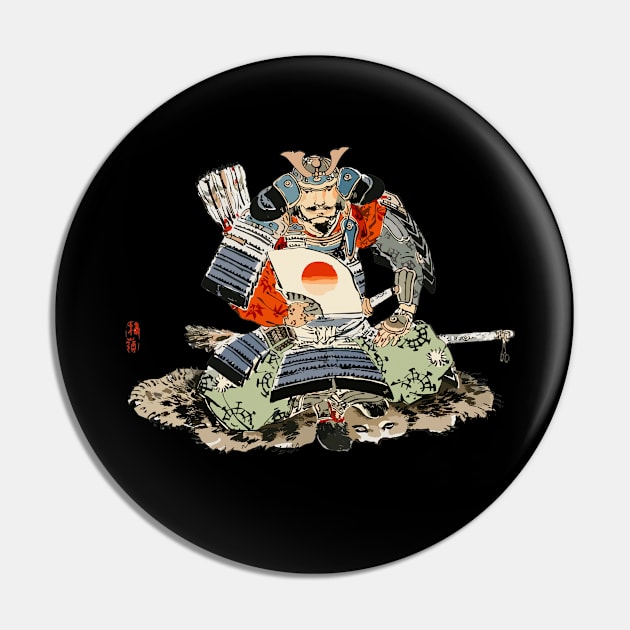 Samurai Pin by la chataigne qui vole ⭐⭐⭐⭐⭐