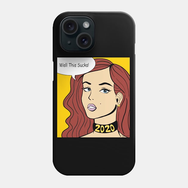 2020 Retro Comic Phone Case by Ms.Tiny