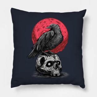 Crown On Skull Head Pillow