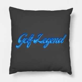 Golf Legend - Blue Pillow