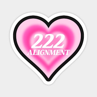 Angel Number 222 Heart Aura Magnet