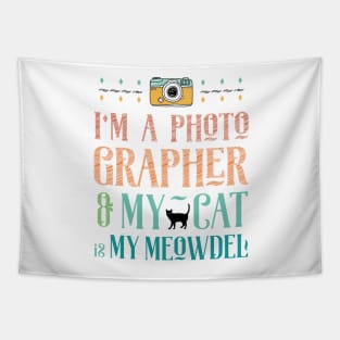 My Cat is My Meowdel Tapestry